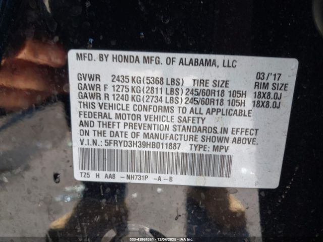 2017 ACURA MDX 5FRYD3H39HB011887 Photo 8