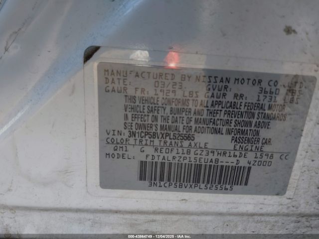 2023 NISSAN KICKS 3N1CP5BVXPL525565 Photo 8