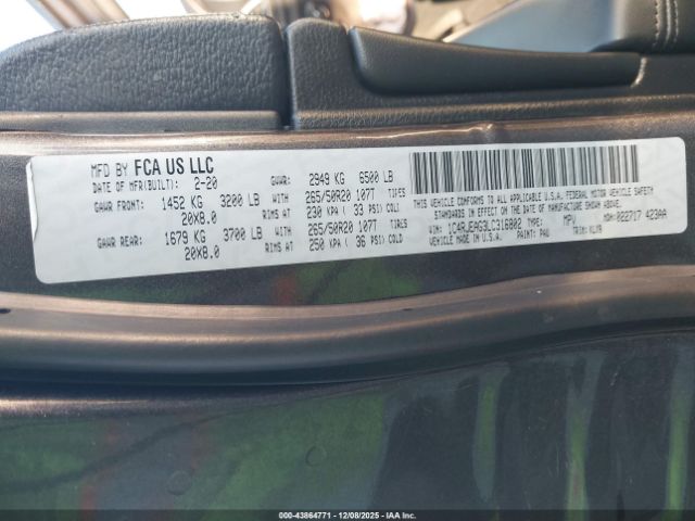 2020 JEEP GRAND CHEROKEE 1C4RJEAG3LC316802 Photo 8