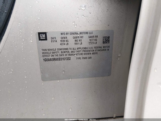 2014 CADILLAC ATS 1G6AA5RAXE0161332 Photo 8