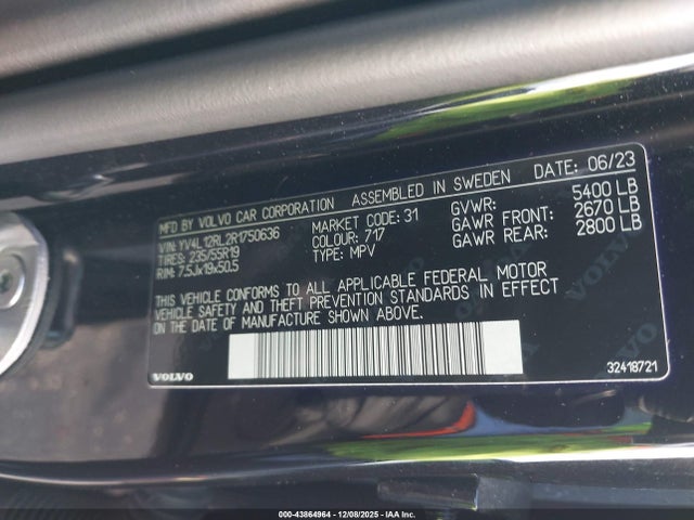 2024 VOLVO XC60 YV4L12RL2R1750636 Photo 8