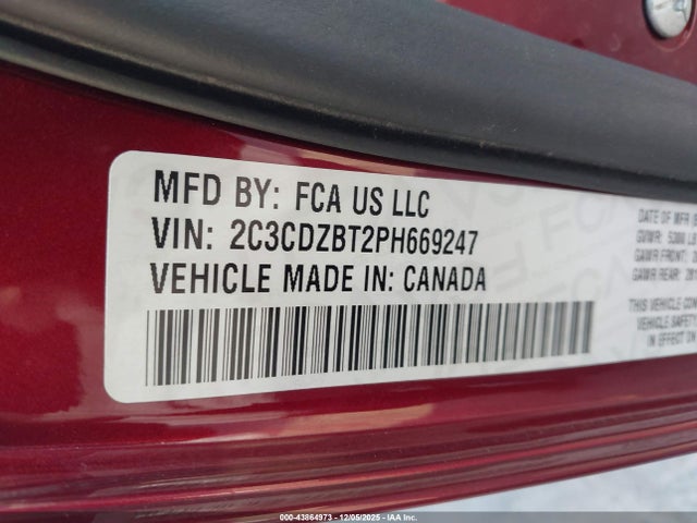 Dodge Challenger R/t 2023 2C3CDZBT2PH669247 Image 9