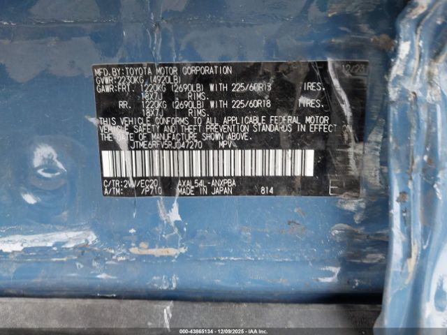 2024 TOYOTA RAV4 HYBRID JTME6RFV5RJ047270 Photo 8