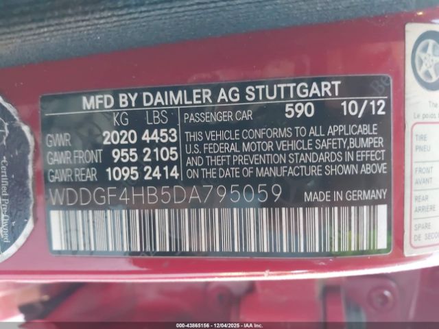 2013 MERCEDES-BENZ C 250 WDDGF4HB5DA795059 Photo 8