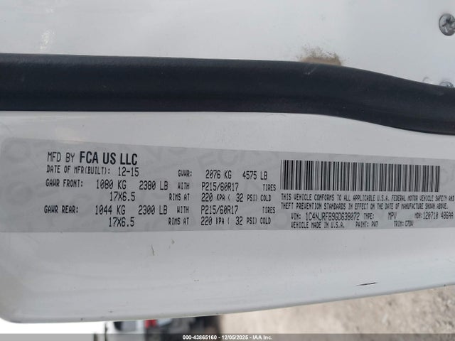 Jeep Patriot Latitude 2016 1C4NJRFB9GD638072 Image 9