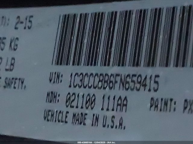 2015 CHRYSLER 200 1C3CCCBB6FN659415 Photo 8