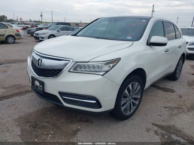 2016 ACURA MDX 5FRYD3H4XGB013364 Photo 1