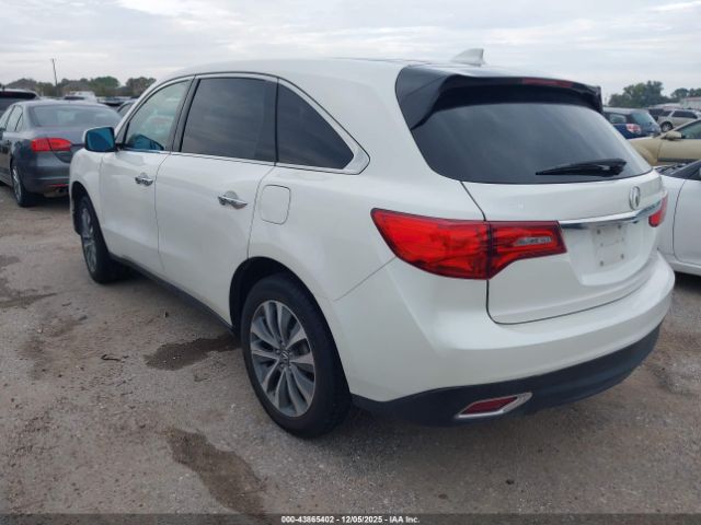 2016 ACURA MDX 5FRYD3H4XGB013364 Photo 2
