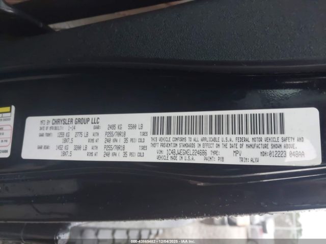 2014 JEEP WRANGLER UNLIMITED 1C4BJWEGXEL224686 Photo 8