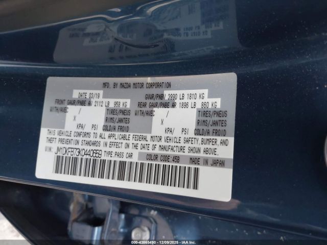 2019 MAZDA CX-3 JM1DKFB73K0440659 Photo 8