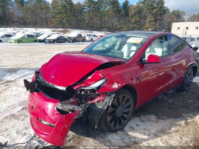 2022 TESLA MODEL Y 7SAYGDEF5NF377146 Photo 1