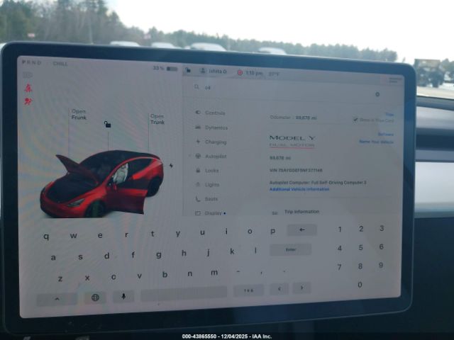 2022 TESLA MODEL Y 7SAYGDEF5NF377146 Photo 6