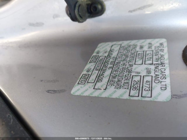 2002 JAGUAR S-TYPE SAJDA01N52FM44050 Photo 8