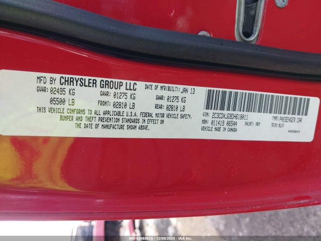2013 DODGE CHARGER 2C3CDXJG9DH618011 Photo 8