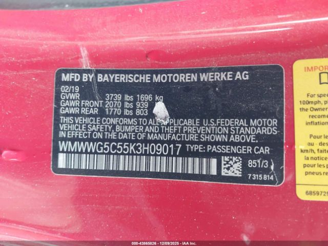 2019 MINI CONVERTIBLE WMWWG5C55K3H09017 Photo 8