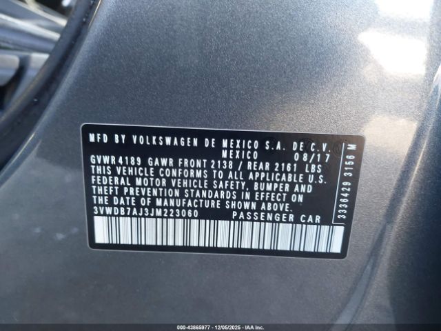 2018 VOLKSWAGEN JETTA 3VWDB7AJ3JM223060 Photo 8