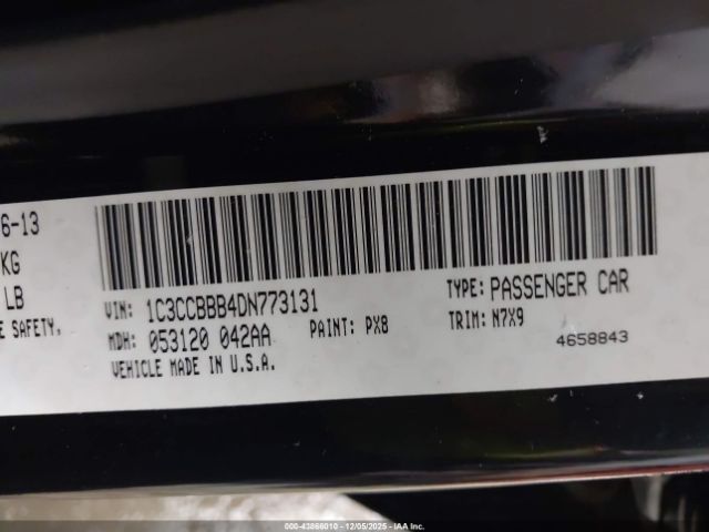 2013 CHRYSLER 200 1C3CCBBB4DN773131 Photo 8