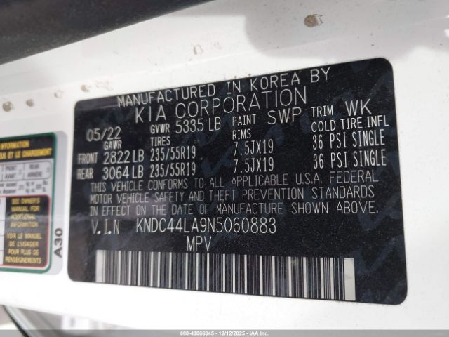 2022 KIA EV6 KNDC44LA9N5060883 Photo 8