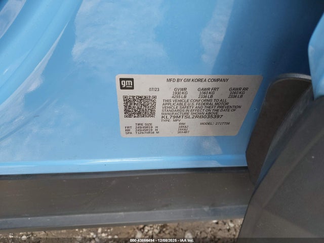 Продаж на аукціоні авто 2024 Chevrolet Trailblazer Fwd Rs, vin: KL79MTSL2RB035397, номер лоту: 43866494