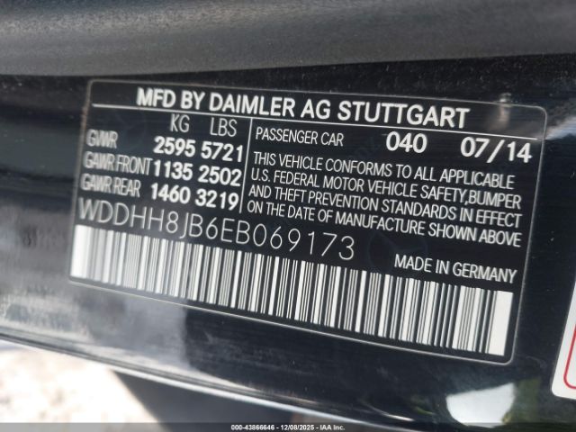 2014 MERCEDES-BENZ E 350 WDDHH8JB6EB069173 Photo 8