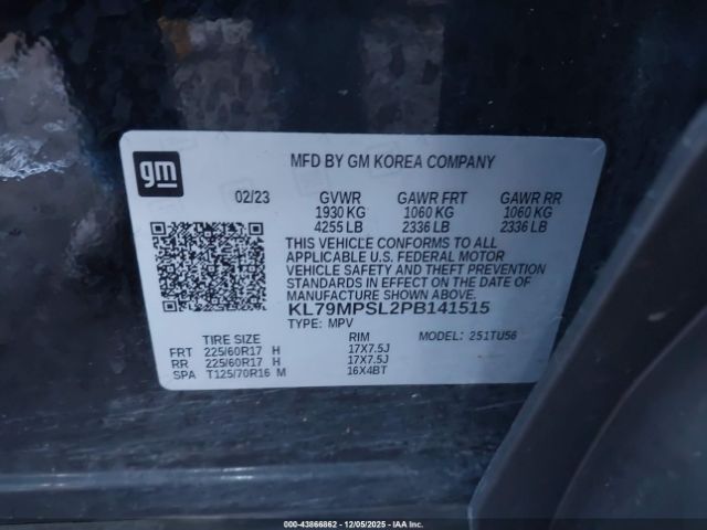 2023 CHEVROLET TRAILBLAZER KL79MPSL2PB141515 Photo 8