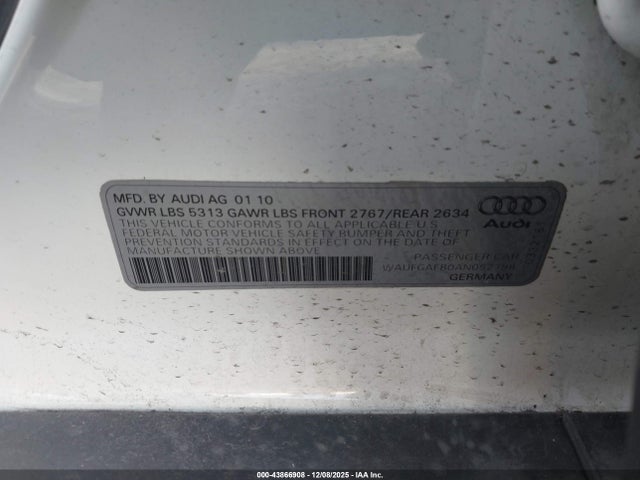 2010 AUDI A6 WAUFGAFB0AN052198 Photo 8