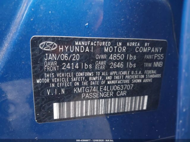 2020 GENESIS G70 KMTG74LE4LU063707 Photo 8