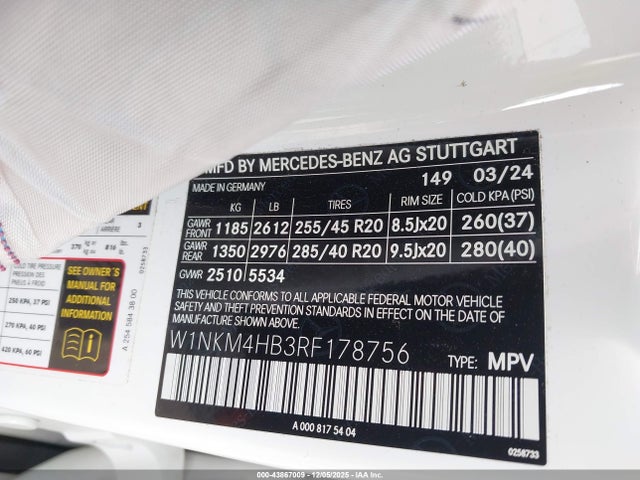 2024 MERCEDES-BENZ GLC 300 W1NKM4HB3RF178756 Photo 8