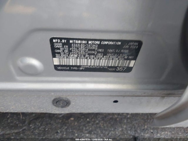 2023 MITSUBISHI OUTLANDER SPORT JA4ARUAU5PU014749 Photo 8