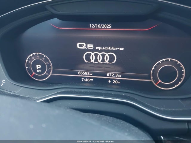 Aukcja sprzedaży 2018 Audi Q5 2.0t Premium/2.0t Tech Premium, vin: WA1CNAFY7J2131184, numer aukcji: 43867411