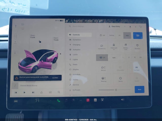 Продаж на аукціоні авто 2024 Tesla Model 3 Long Range Dual Motor All-wheel Drive/rear-wheel Drive, vin: 5YJ3E1EA2RF728925, номер лоту: 43867432