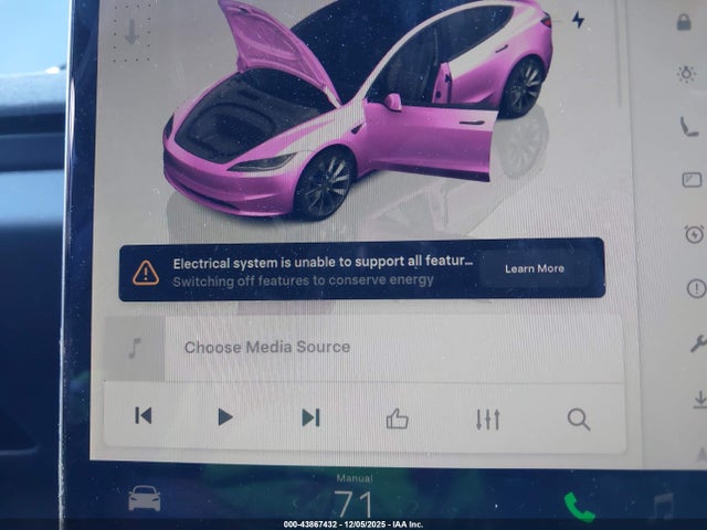 Продаж на аукціоні авто 2024 Tesla Model 3 Long Range Dual Motor All-wheel Drive/rear-wheel Drive, vin: 5YJ3E1EA2RF728925, номер лоту: 43867432