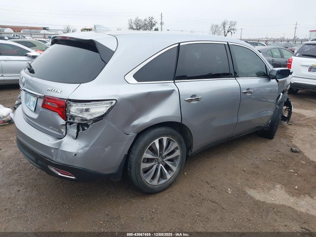 Продаж на аукціоні авто 2016 Acura Mdx Technology   Acurawatch Plus Packages/technology Package, vin: 5FRYD4H49GB059564, номер лоту: 43867455