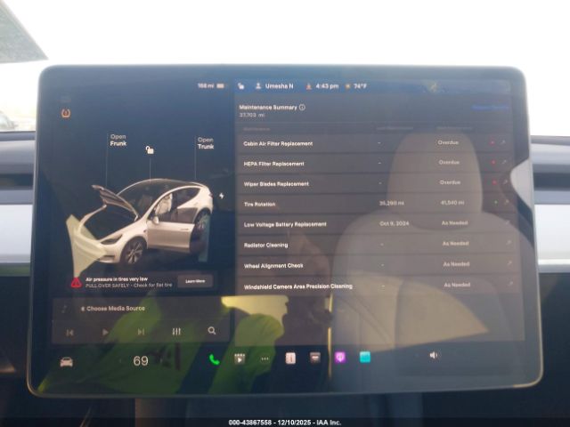 2021 TESLA MODEL Y 5YJYGDEE0MF305337 Photo 6