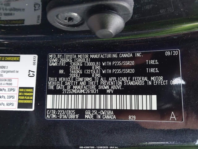 2T2SZMDA8MC261831 Lexus Rx 350 F Sport Appearance