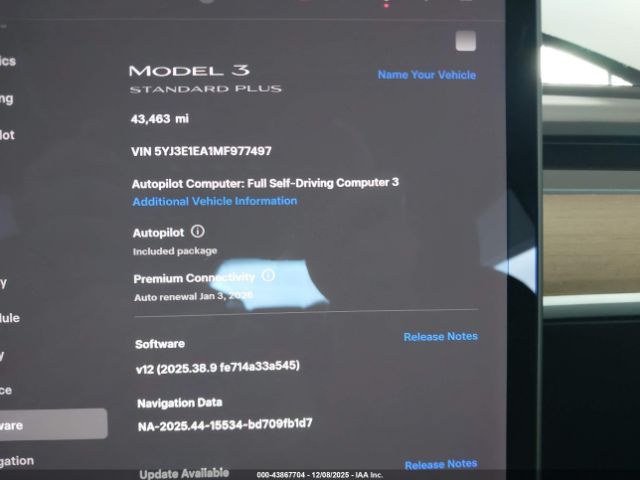 2021 TESLA MODEL 3 5YJ3E1EA1MF977497 Photo 6