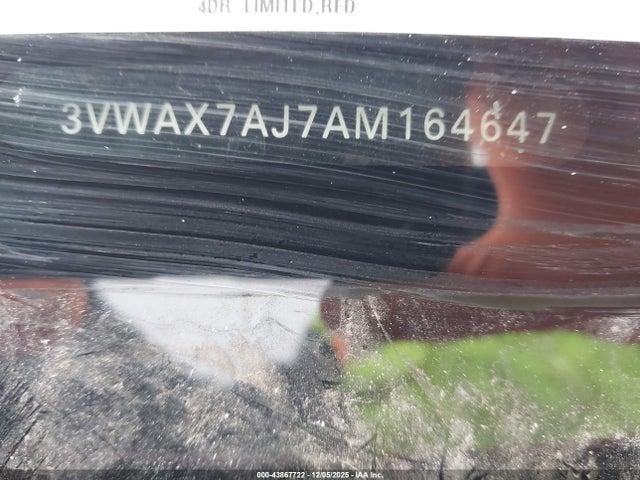 Продаж на аукціоні авто 2010 Volkswagen Jetta Limited Edition, vin: 3VWAX7AJ7AM164647, номер лоту: 43867722
