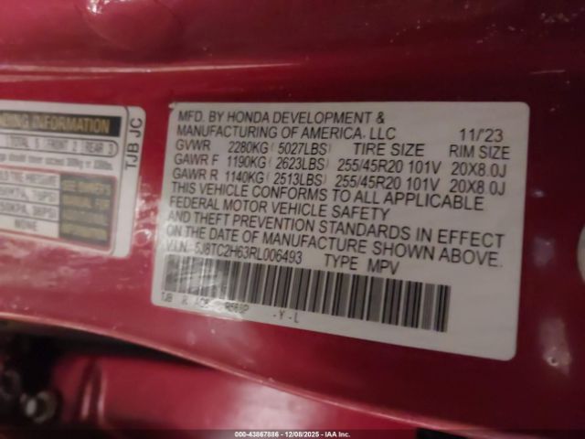 2024 ACURA RDX 5J8TC2H63RL006493 Photo 8