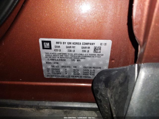 2020 BUICK ENCORE GX KL4MMFSL8LB105260 Photo 8