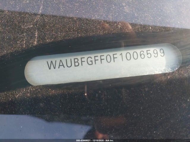 43868021 :رقم المزاد ، WAUBFGFF0F1006599 vin ، 2015 Audi A3 2.0t Premium مزاد بيع