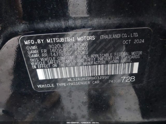 2024 MITSUBISHI MIRAGE ML32AUHJ9RH032991 Photo 8