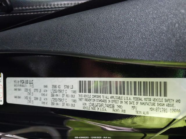 2015 JEEP WRANGLER UNLIMITED 1C4BJWFG0FL740538 Photo 8