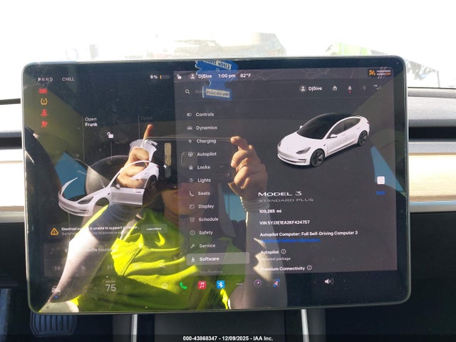 2019 TESLA MODEL 3 5YJ3E1EA2KF424757 Photo 6