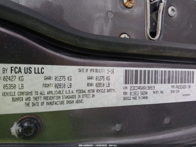 2016 CHRYSLER 300 2C3CCARG0GH190919 Photo 8