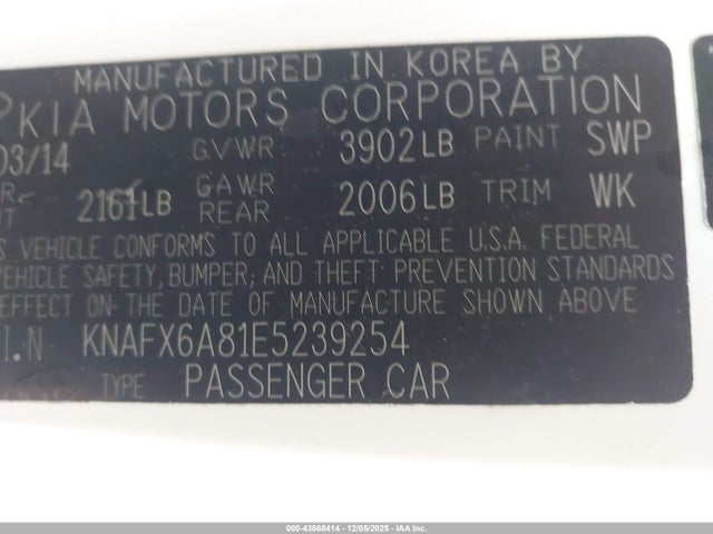 KIA Forte Koup Ex 2014 KNAFX6A81E5239254 Image 8