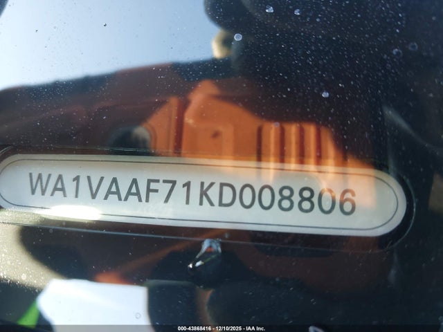 2019 AUDI Q7 WA1VAAF71KD008806 Photo 8