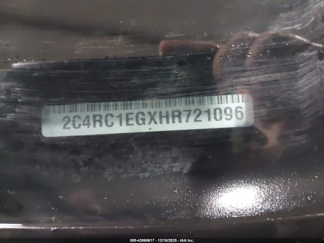 Aukcja sprzedaży 2017 Chrysler Pacifica Touring-l Plus, vin: 2C4RC1EGXHR721096, numer aukcji: 43868617