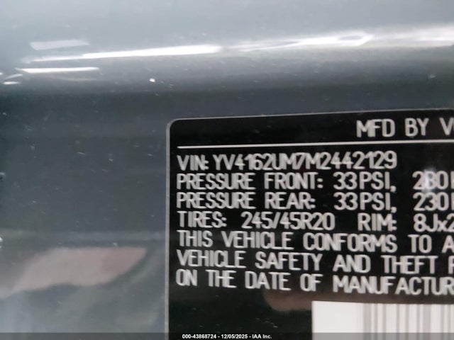 2021 VOLVO XC40 YV4162UM7M2442129 Photo 8