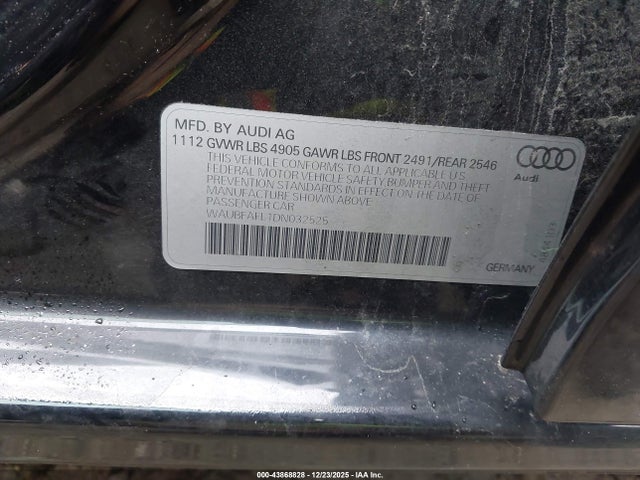 2013 AUDI A4 WAUBFAFL1DN032525 Photo 8