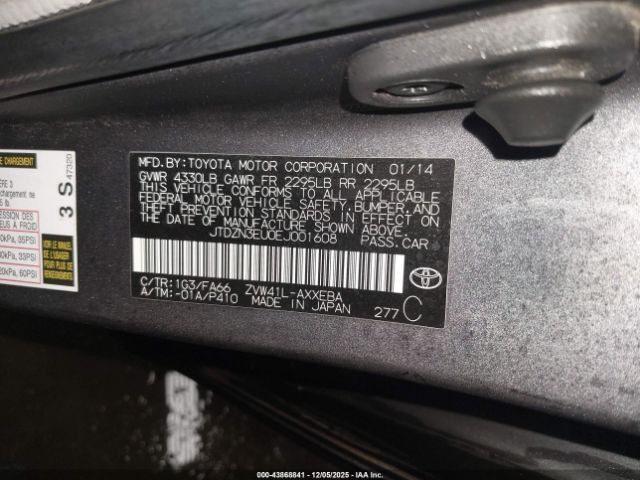 2014 TOYOTA PRIUS V JTDZN3EU0EJ001608 Photo 8